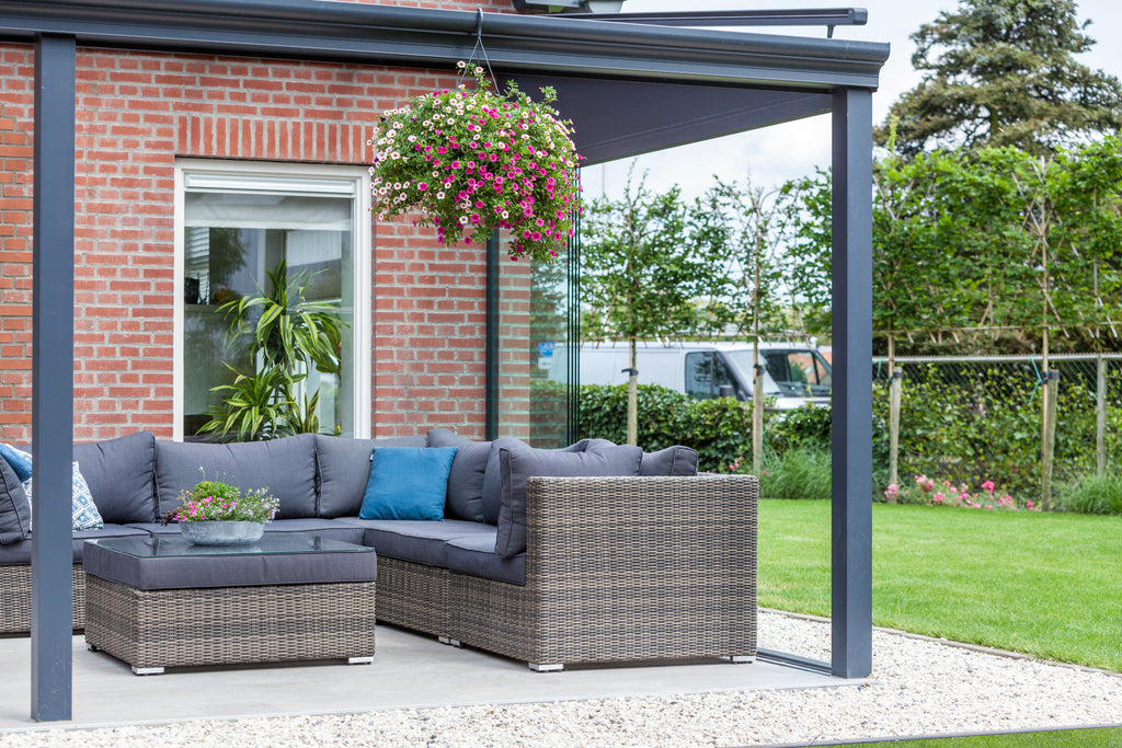 Pigato Terrassenueberdachung mit Sicherheitsglas