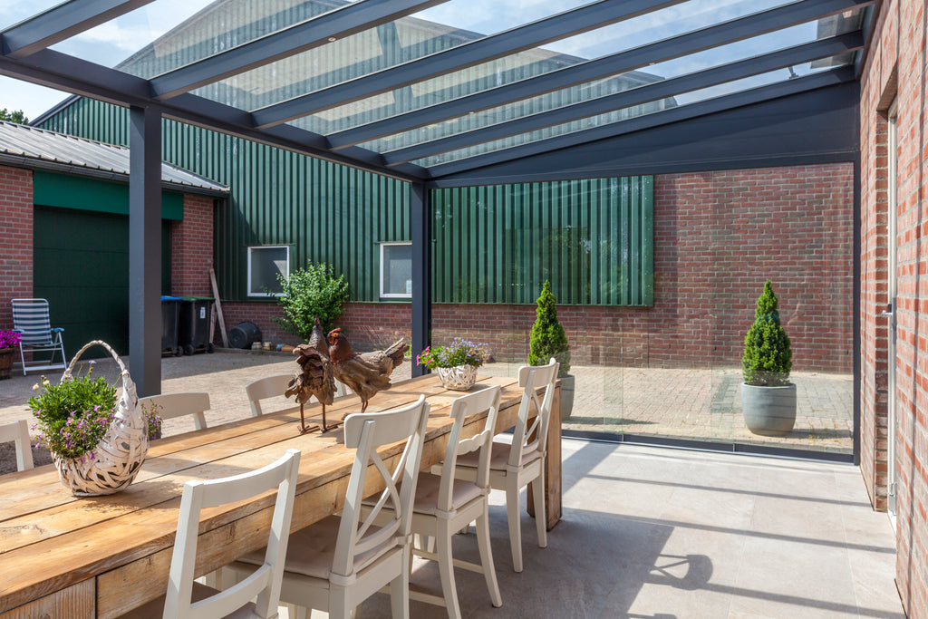 Pigato Terrassenueberdachung mit Sicherheitsglas