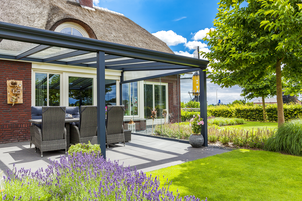 Pigato Terrassenueberdachung mit Sicherheitsglas
