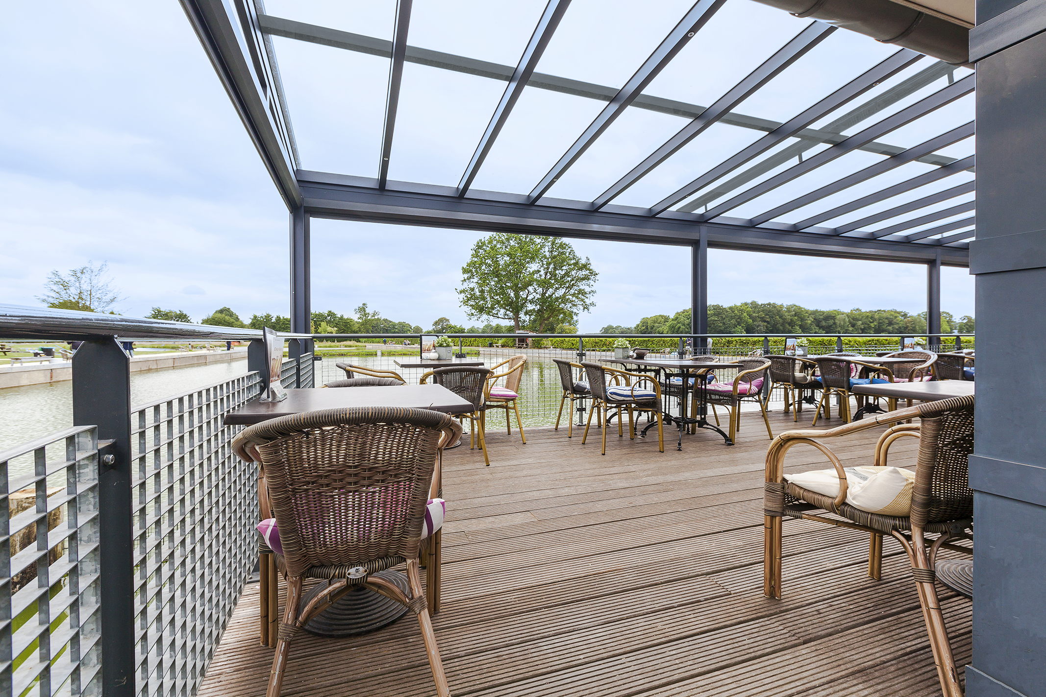 Pigato Terrassenueberdachung mit Sicherheitsglas