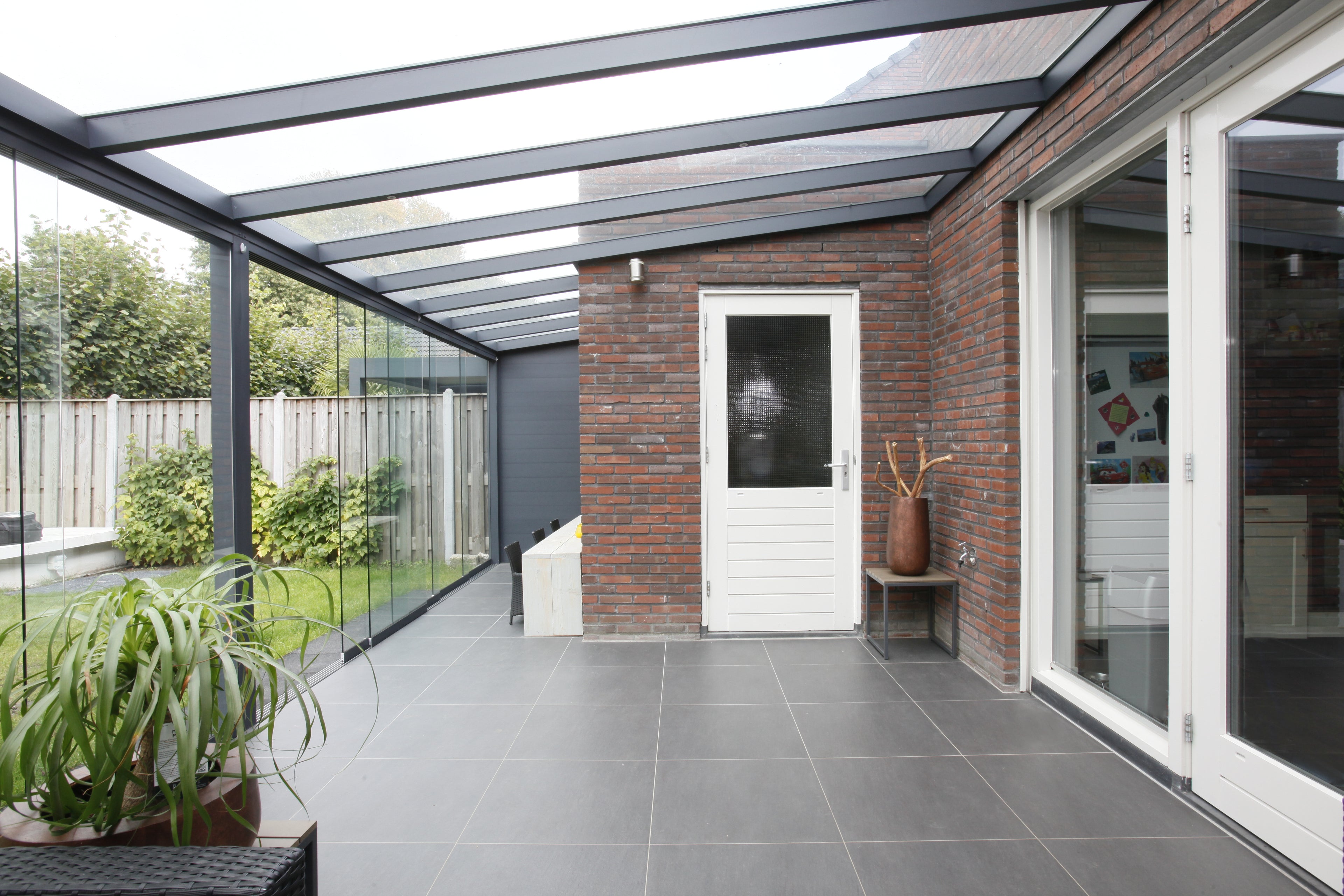 Pigato Terrassenueberdachung mit Sicherheitsglas