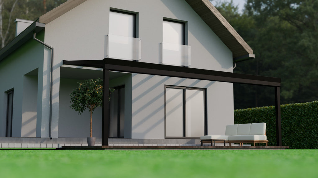 Giallo Plus Terrassenueberdachung Polycarbonat Opal oder Klar