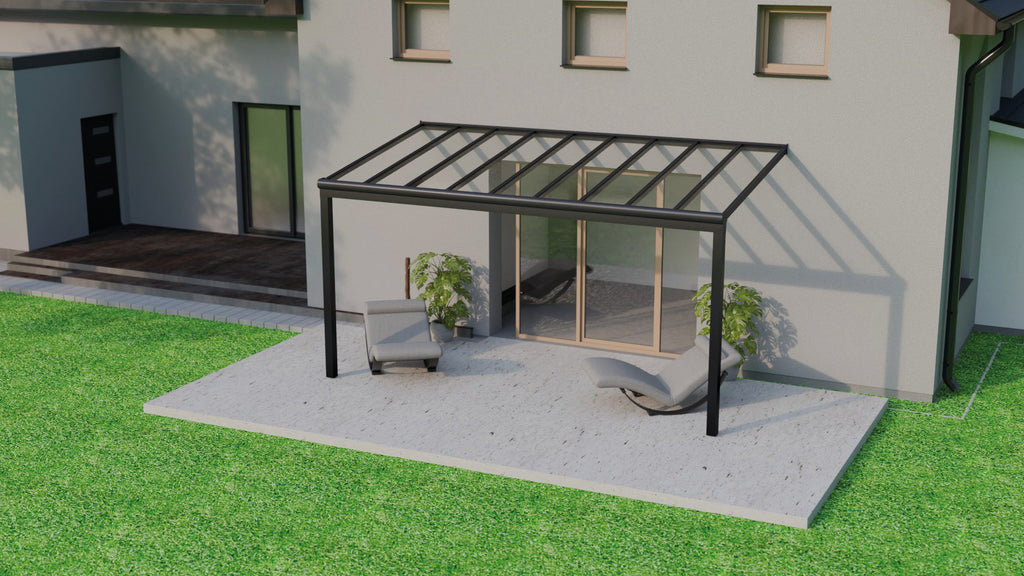 Pigato Plus Terrassenueberdachung Polycarbonat Opal oder Klar